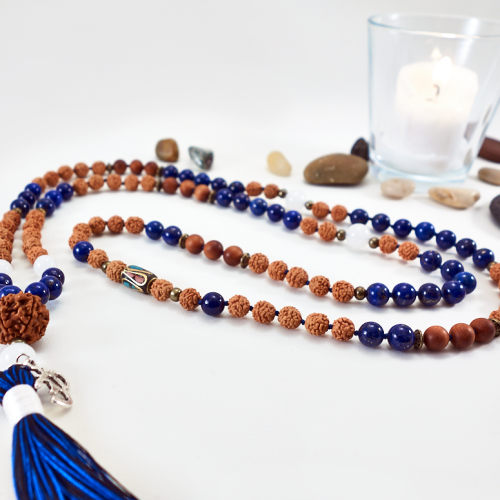 Yoga Inspired Series: Anja / Third Eye Chakra Mala Necklace