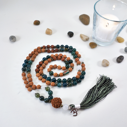 Yoga Inspired Series: Anahata / Heart Chakra Mala Necklace
