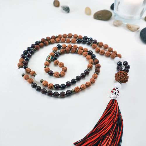 Yoga Inspired Series: Muladhara / Root Chakra Mala Necklace