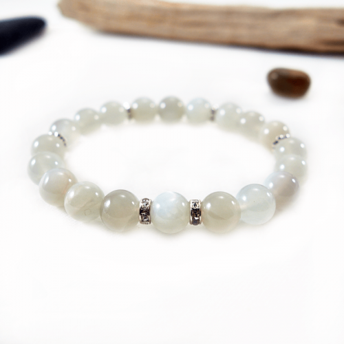 Moonstone Mala Bracelet